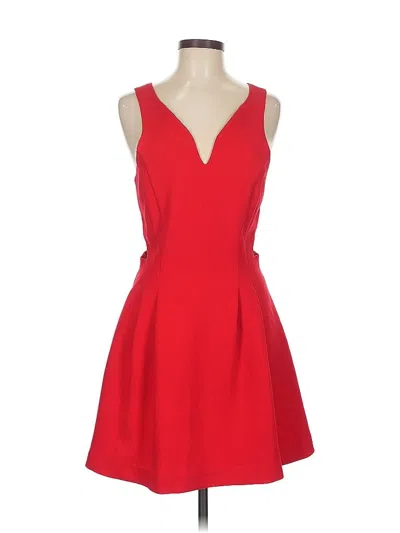 Pre-owned Bcbgmaxazria Cocktail Dress In Red