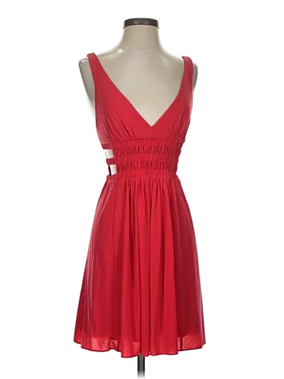 Pre-owned Bcbgmaxazria Cocktail Dress In Red