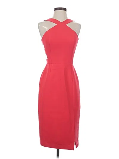 Pre-owned Bcbgmaxazria Cocktail Dress In Red