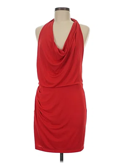 Pre-owned Bcbgmaxazria Cocktail Dress In Red