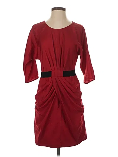 Pre-owned Bcbgmaxazria Cocktail Dress In Red