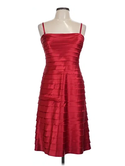 Pre-owned Bcbgmaxazria Cocktail Dress In Red
