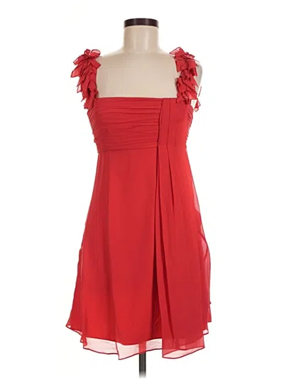Pre-owned Bcbgmaxazria Cocktail Dress In Red