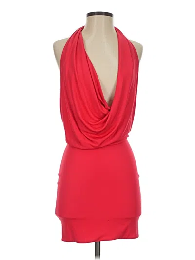 Pre-owned Bcbgmaxazria Cocktail Dress In Red