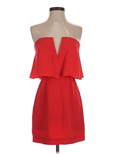 Pre-owned Bcbgmaxazria Cocktail Dress In Red