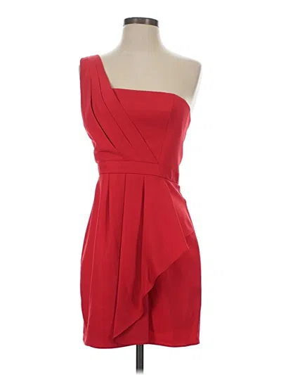 Pre-owned Bcbgmaxazria Cocktail Dress In Red
