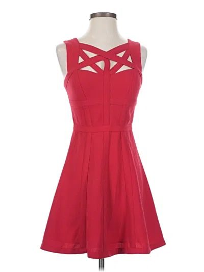 Pre-owned Bcbgmaxazria Cocktail Dress In Red