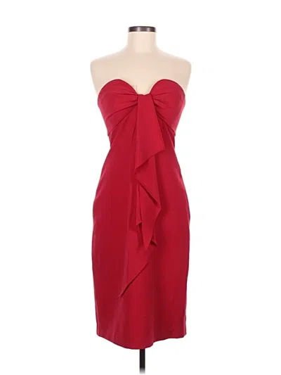 Pre-owned Bcbgmaxazria Cocktail Dress In Red