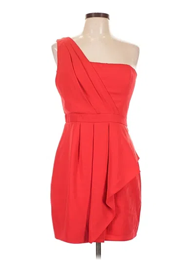 Pre-owned Bcbgmaxazria Cocktail Dress In Red