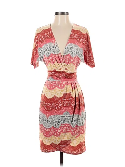 Pre-owned Bcbgmaxazria Cocktail Dress In Red