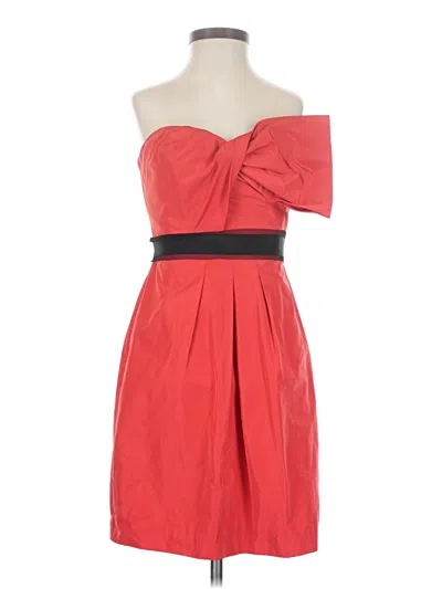 Pre-owned Bcbgmaxazria Cocktail Dress In Red