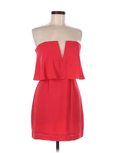 Pre-owned Bcbgmaxazria Cocktail Dress In Red
