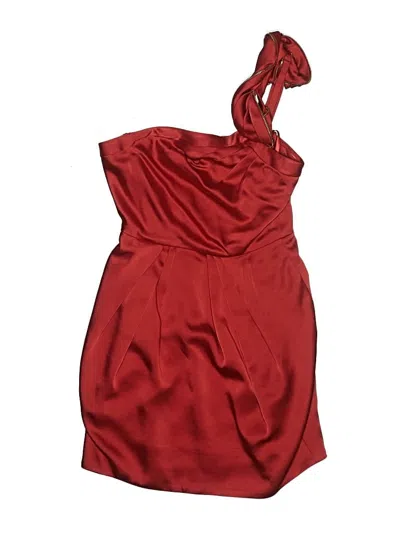 Pre-owned Bcbgmaxazria Cocktail Dress In Red
