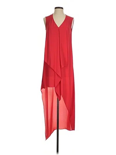 Pre-owned Bcbgmaxazria Cocktail Dress In Red
