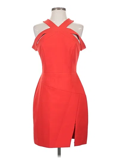 Pre-owned Bcbgmaxazria Cocktail Dress In Red