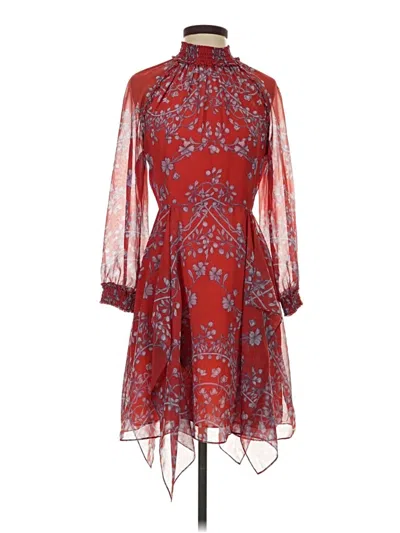 Pre-owned Bcbgmaxazria Cocktail Dress In Red