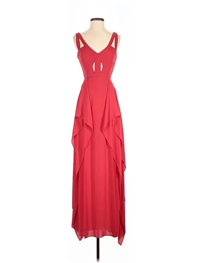Pre-owned Bcbgmaxazria Cocktail Dress In Red