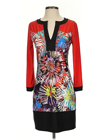 Pre-owned Bcbgmaxazria Cocktail Dress In Red