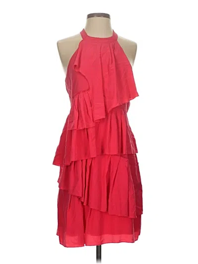 Pre-owned Bcbgmaxazria Cocktail Dress In Red