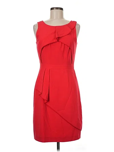 Pre-owned Bcbgmaxazria Cocktail Dress In Red
