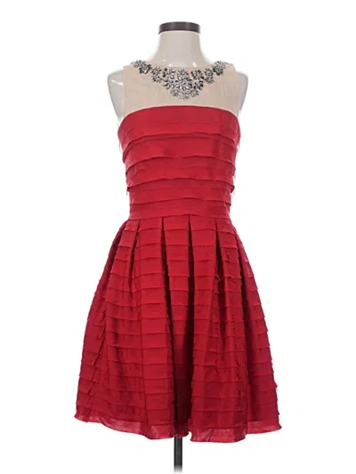 Pre-owned Bcbgmaxazria Cocktail Dress In Red