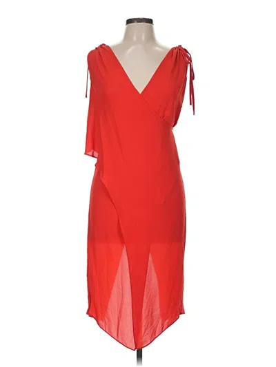 Pre-owned Bcbgmaxazria Cocktail Dress In Red