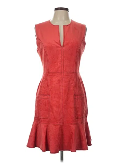 Pre-owned Bcbgmaxazria Cocktail Dress In Red
