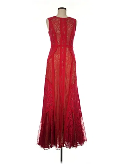 Pre-owned Bcbgmaxazria Cocktail Dress In Red