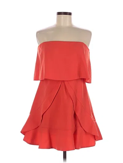 Pre-owned Bcbgmaxazria Cocktail Dress In Red