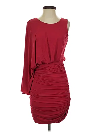 Pre-owned Bcbgmaxazria Cocktail Dress In Red