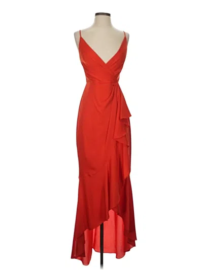 Pre-owned Bcbgmaxazria Cocktail Dress In Red