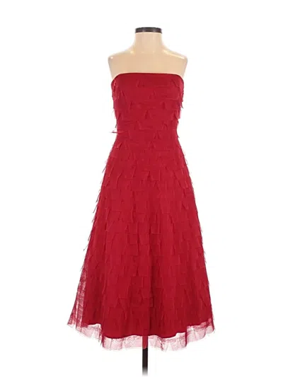 Pre-owned Bcbgmaxazria Cocktail Dress In Red