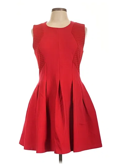 Pre-owned Bcbgmaxazria Cocktail Dress In Red