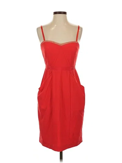 Pre-owned Bcbgmaxazria Cocktail Dress In Red