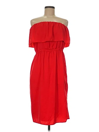 Pre-owned Bcbgmaxazria Cocktail Dress In Red