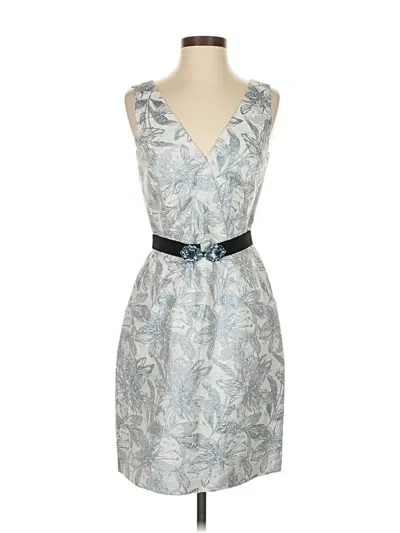 Pre-owned Bcbgmaxazria Cocktail Dress In Silver