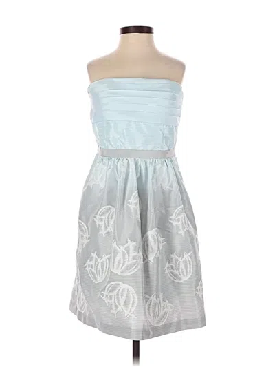 Pre-owned Bcbgmaxazria Cocktail Dress In Silver