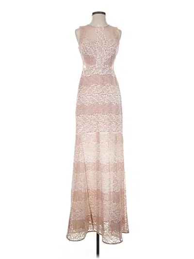 Pre-owned Bcbgmaxazria Cocktail Dress In Tan