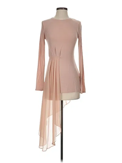 Pre-owned Bcbgmaxazria Cocktail Dress In Tan