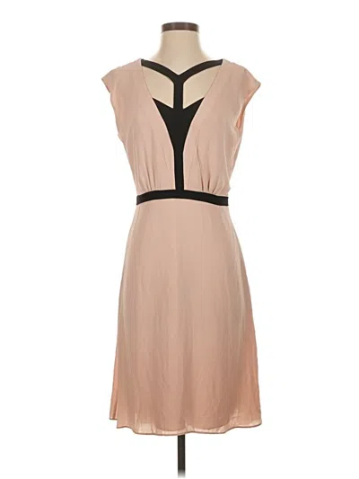 Pre-owned Bcbgmaxazria Cocktail Dress In Tan