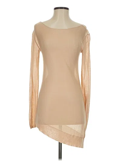 Pre-owned Bcbgmaxazria Cocktail Dress In Tan