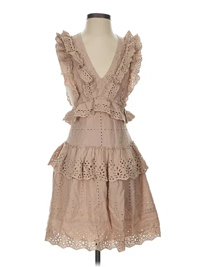 Bcbgmaxazria Cocktail Dress In Tan