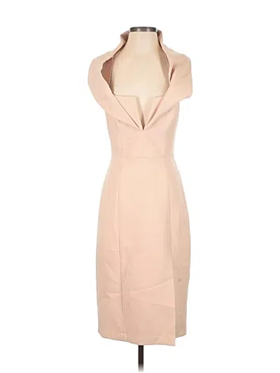 Pre-owned Bcbgmaxazria Cocktail Dress In Tan
