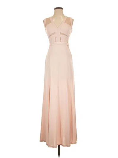 Pre-owned Bcbgmaxazria Cocktail Dress In Tan