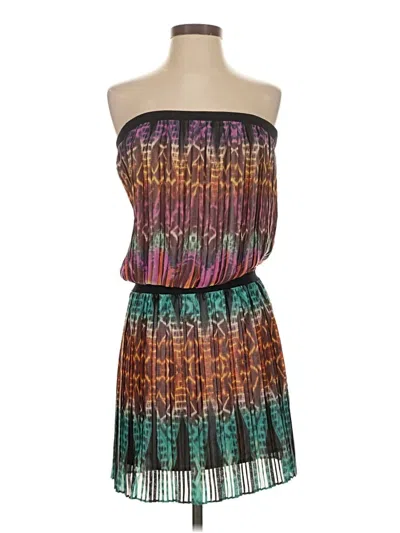 Pre-owned Bcbgmaxazria Cocktail Dress In Teal