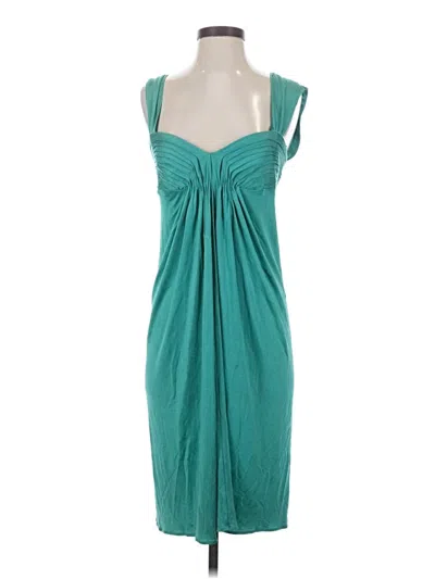 Pre-owned Bcbgmaxazria Cocktail Dress In Teal
