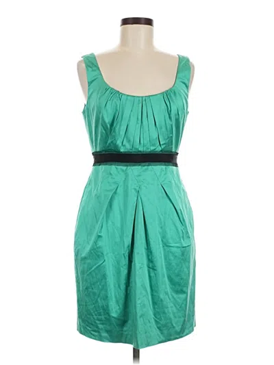 Pre-owned Bcbgmaxazria Cocktail Dress In Teal