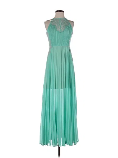 Pre-owned Bcbgmaxazria Cocktail Dress In Teal