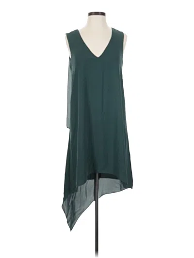 Pre-owned Bcbgmaxazria Cocktail Dress In Teal