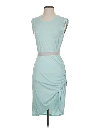 Pre-owned Bcbgmaxazria Cocktail Dress In Teal
